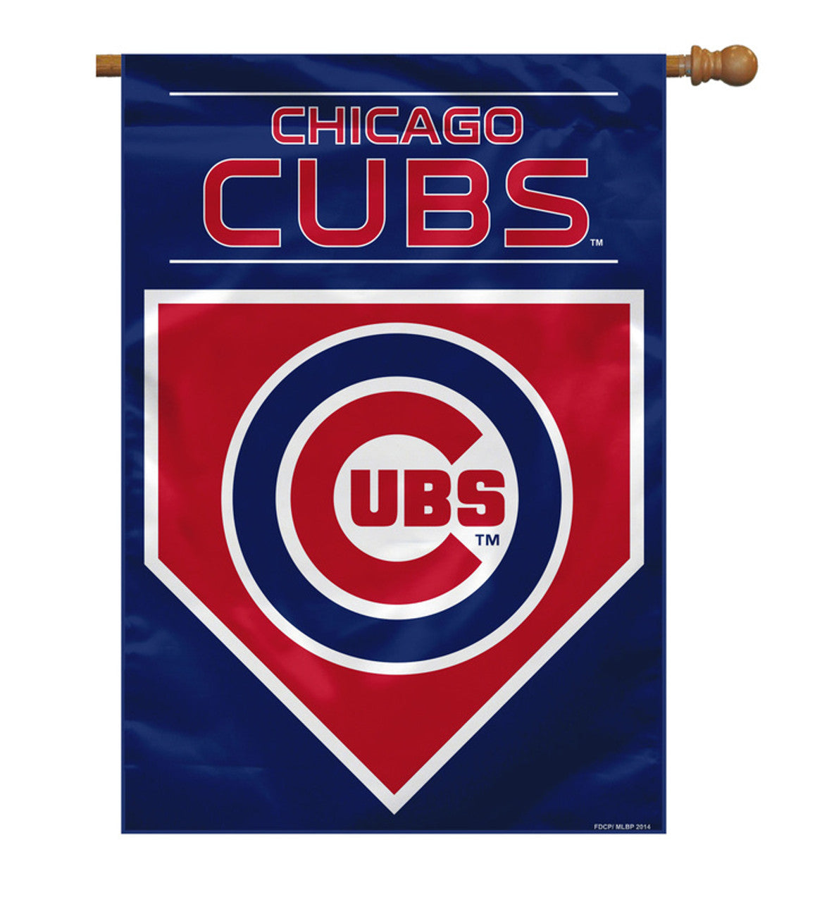 Chicago Cubs Banner 28x40 House Flag Style 2 Sided CO - Sports Collectibles, Sports Memorabilia, Sports Fan Shop, Sports Gifts