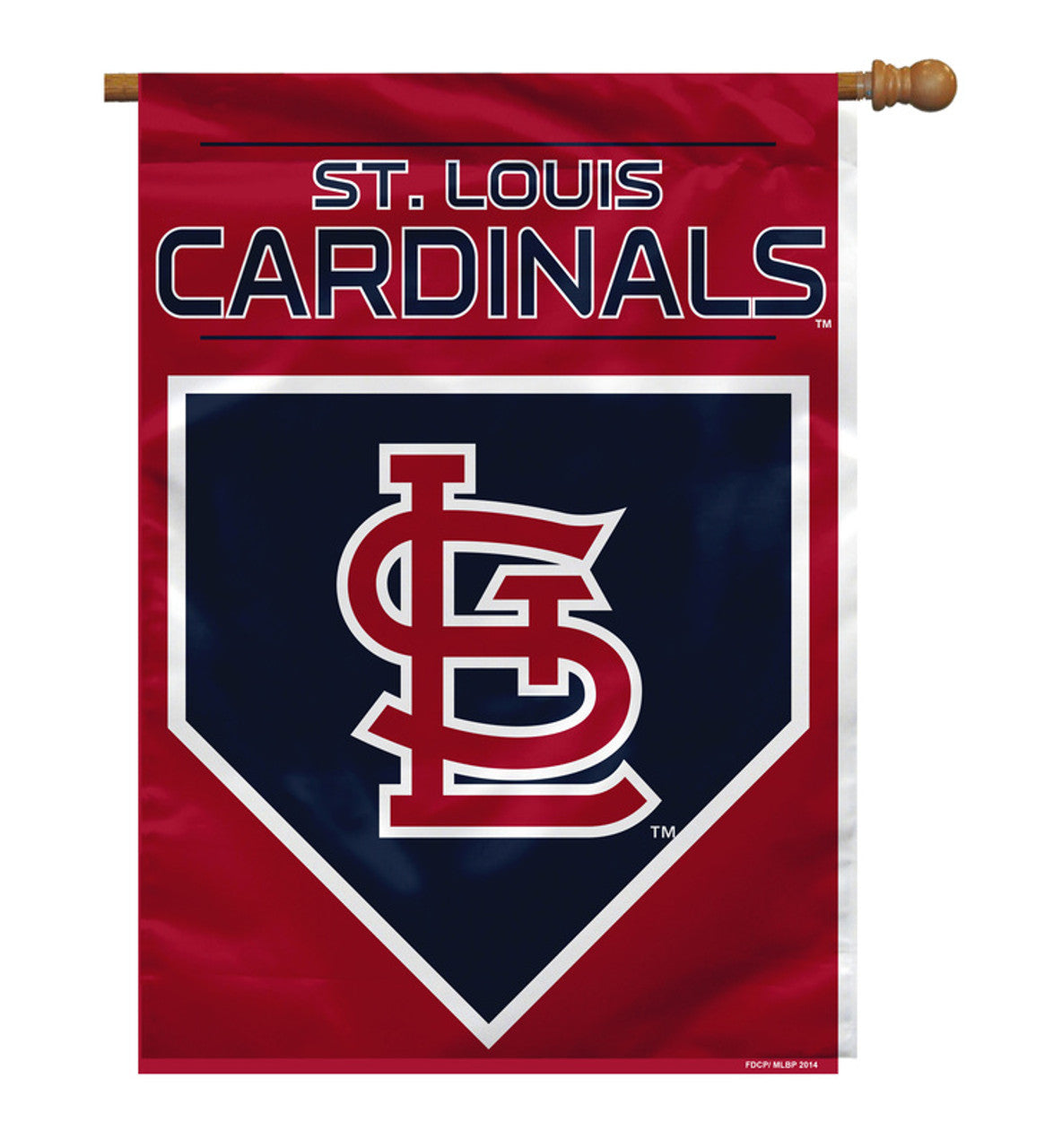 St. Louis Cardinals Banner 28x40 House Flag Style 2 Sided CO - Sports Collectibles, Sports Memorabilia, Sports Fan Shop, Sports Gifts