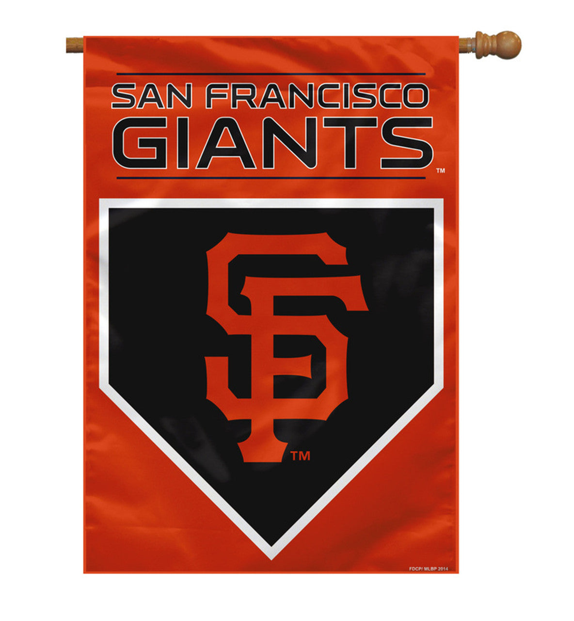 San Francisco Giants Banner 28x40 House Flag Style 2 Sided CO - Sports Collectibles, Sports Memorabilia, Sports Fan Shop, Sports Gifts
