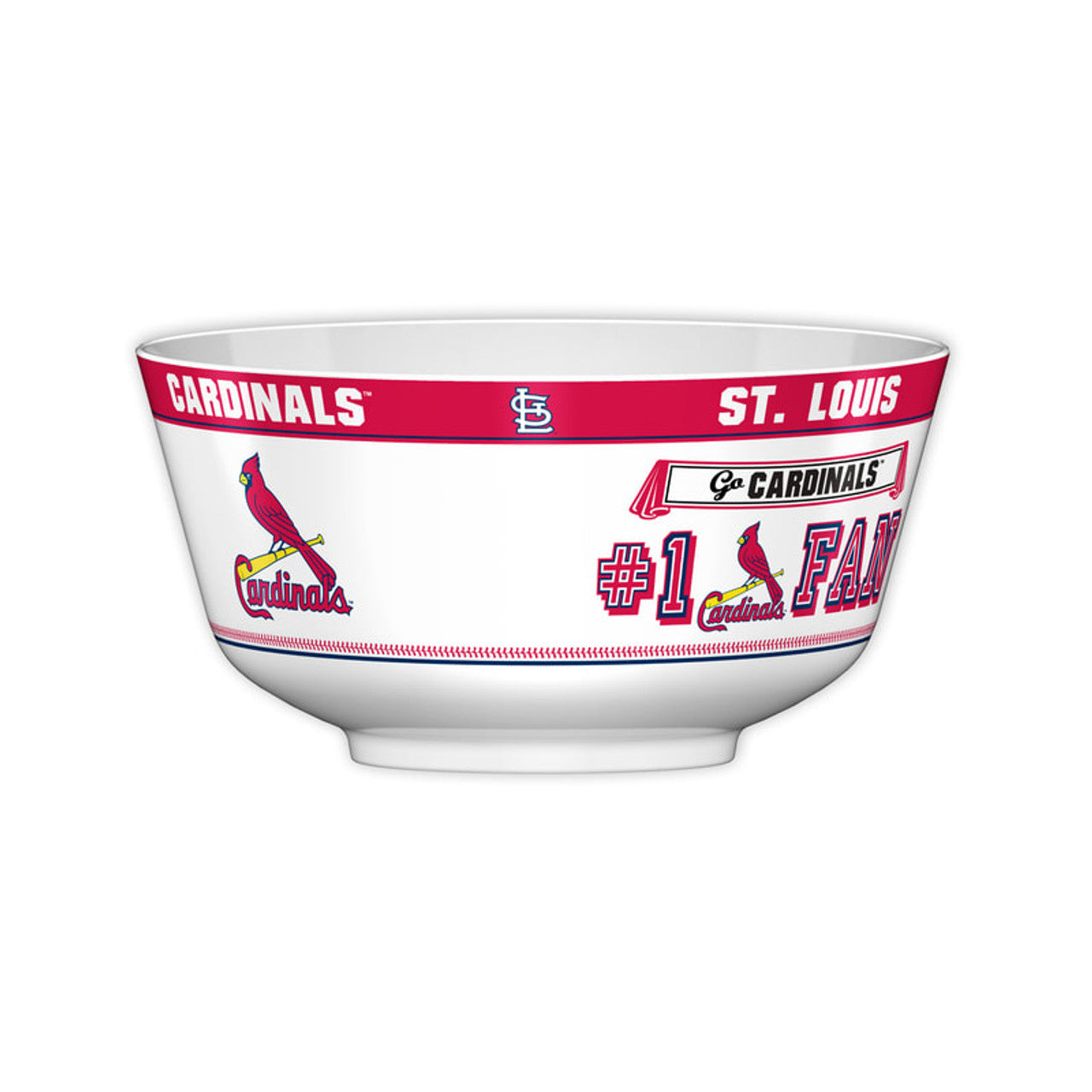 St. Louis Cardinals Party Bowl All Star CO - Sports Collectibles, Sports Memorabilia, Sports Fan Shop, Sports Gifts