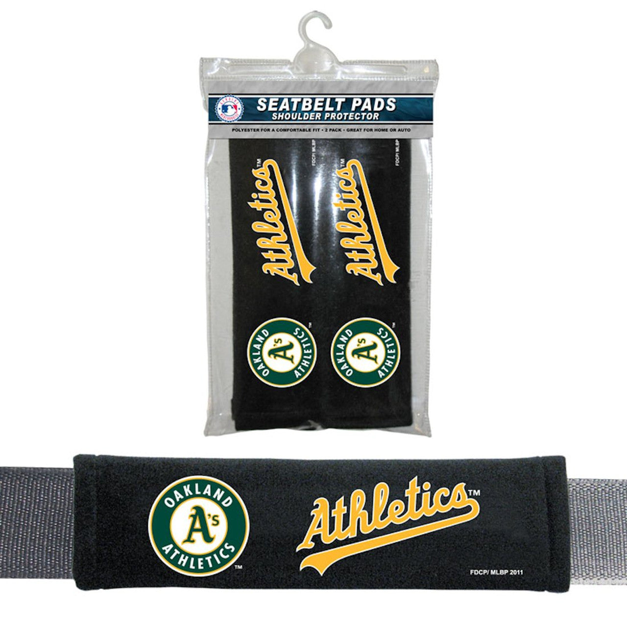 Oakland Athletics Seat Belt Pads CO - Sports Collectibles, Sports Memorabilia, Sports Fan Shop, Sports Gifts