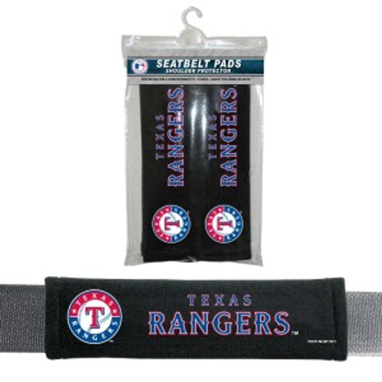 Texas Rangers Seat Belt Pads CO - Sports Collectibles, Sports Memorabilia, Sports Fan Shop, Sports Gifts