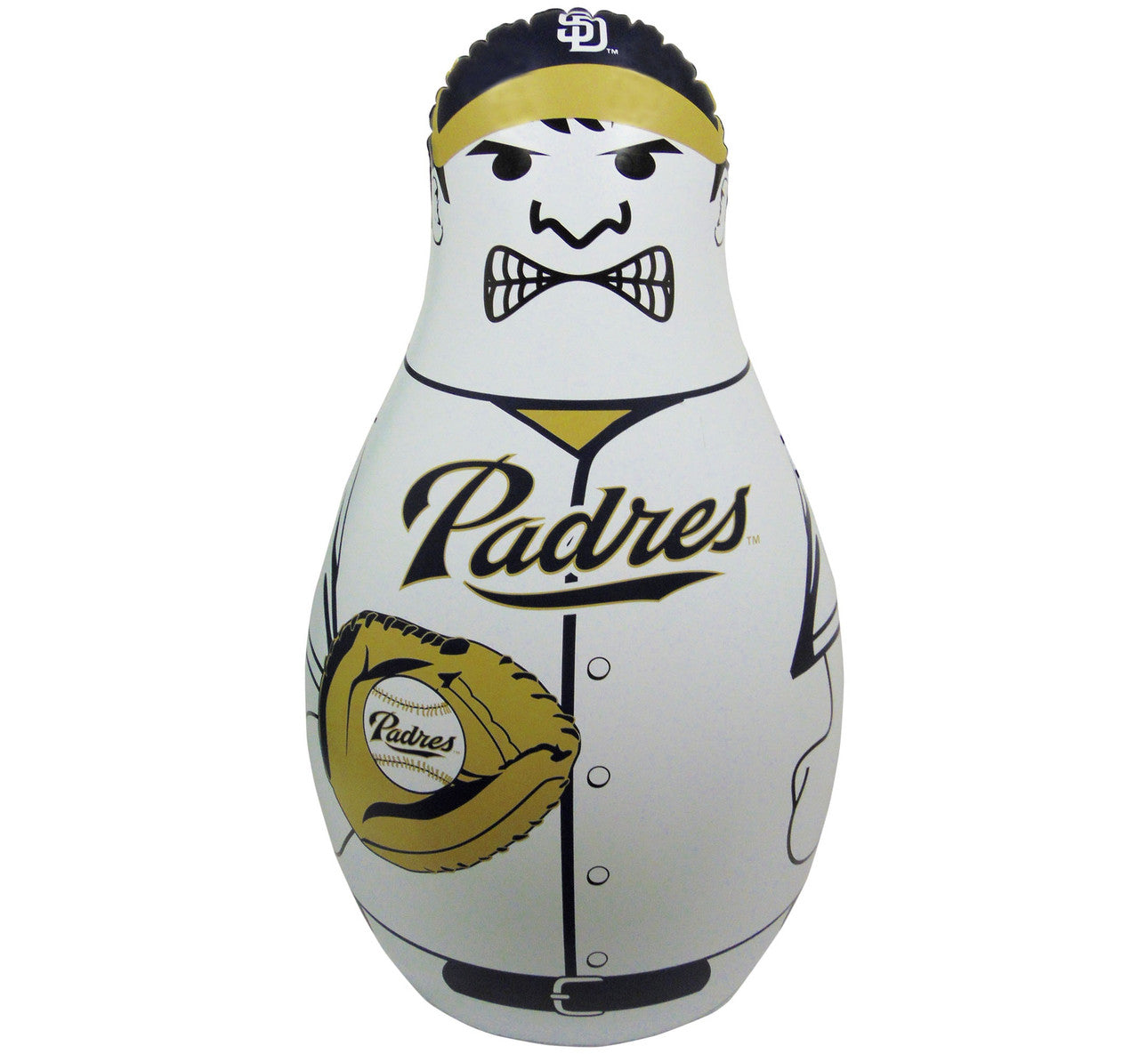 San Diego Padres Tackle Buddy Punching Bag CO - Sports Collectibles, Sports Memorabilia, Sports Fan Shop, Sports Gifts