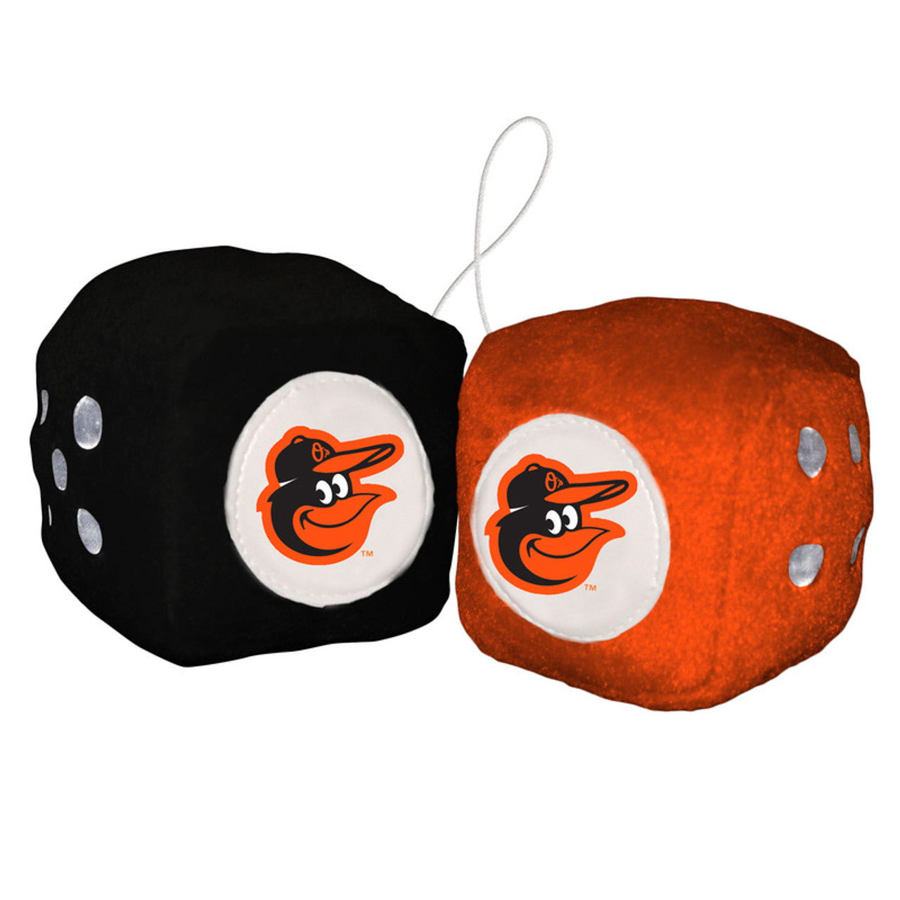 Baltimore Orioles Fuzzy Dice CO - Sports Collectibles, Sports Memorabilia, Sports Fan Shop, Sports Gifts