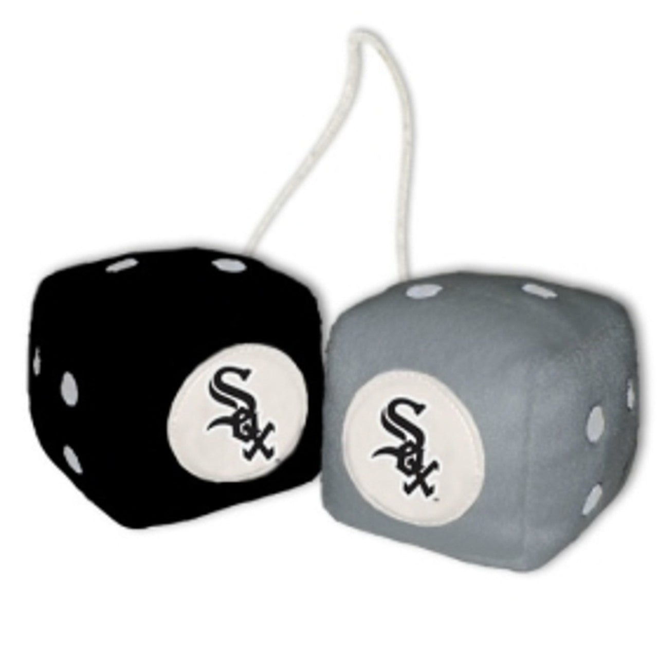 Chicago White Sox Fuzzy Dice CO - Sports Collectibles, Sports Memorabilia, Sports Fan Shop, Sports Gifts