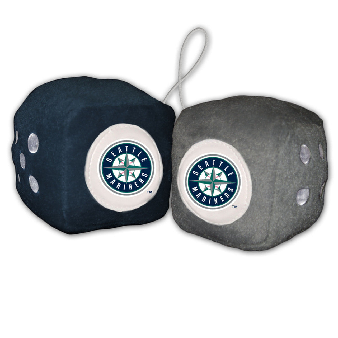 Seattle Mariners Fuzzy Dice CO - Sports Collectibles, Sports Memorabilia, Sports Fan Shop, Sports Gifts