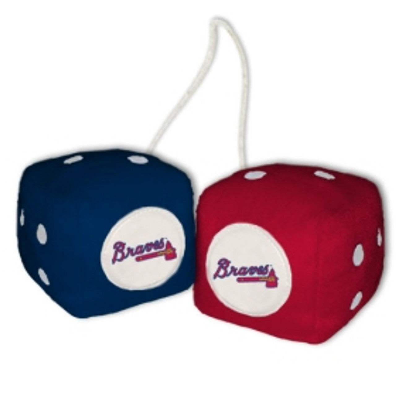 Atlanta Braves Fuzzy Dice CO - Sports Collectibles, Sports Memorabilia, Sports Fan Shop, Sports Gifts