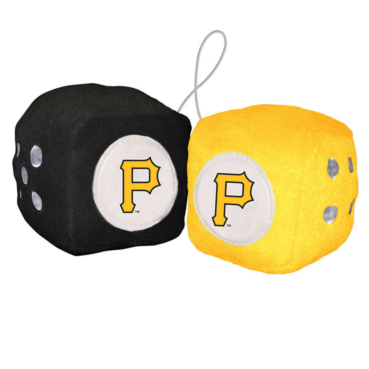Pittsburgh Pirates Fuzzy Dice CO - Sports Collectibles, Sports Memorabilia, Sports Fan Shop, Sports Gifts