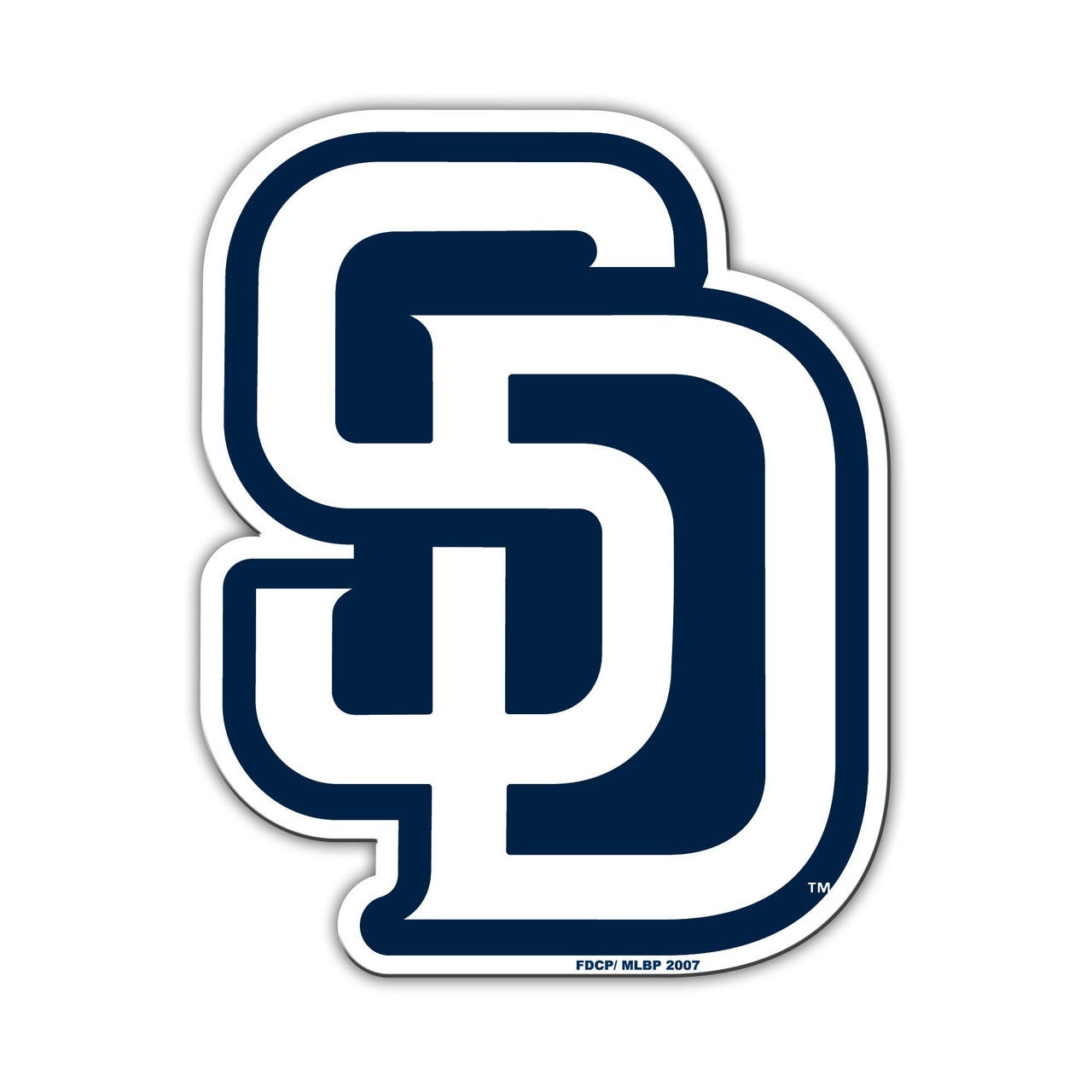 San Diego Padres Magnet Car Style 12 Inch CO - Sports Collectibles, Sports Memorabilia, Sports Fan Shop, Sports Gifts