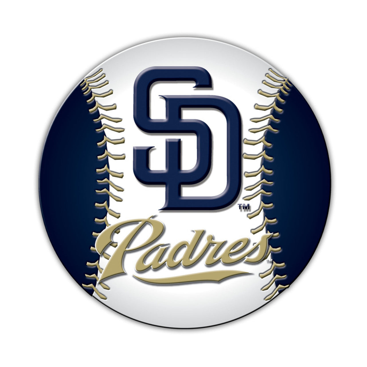 San Diego Padres Magnet Car Style 8 Inch CO - Sports Collectibles, Sports Memorabilia, Sports Fan Shop, Sports Gifts