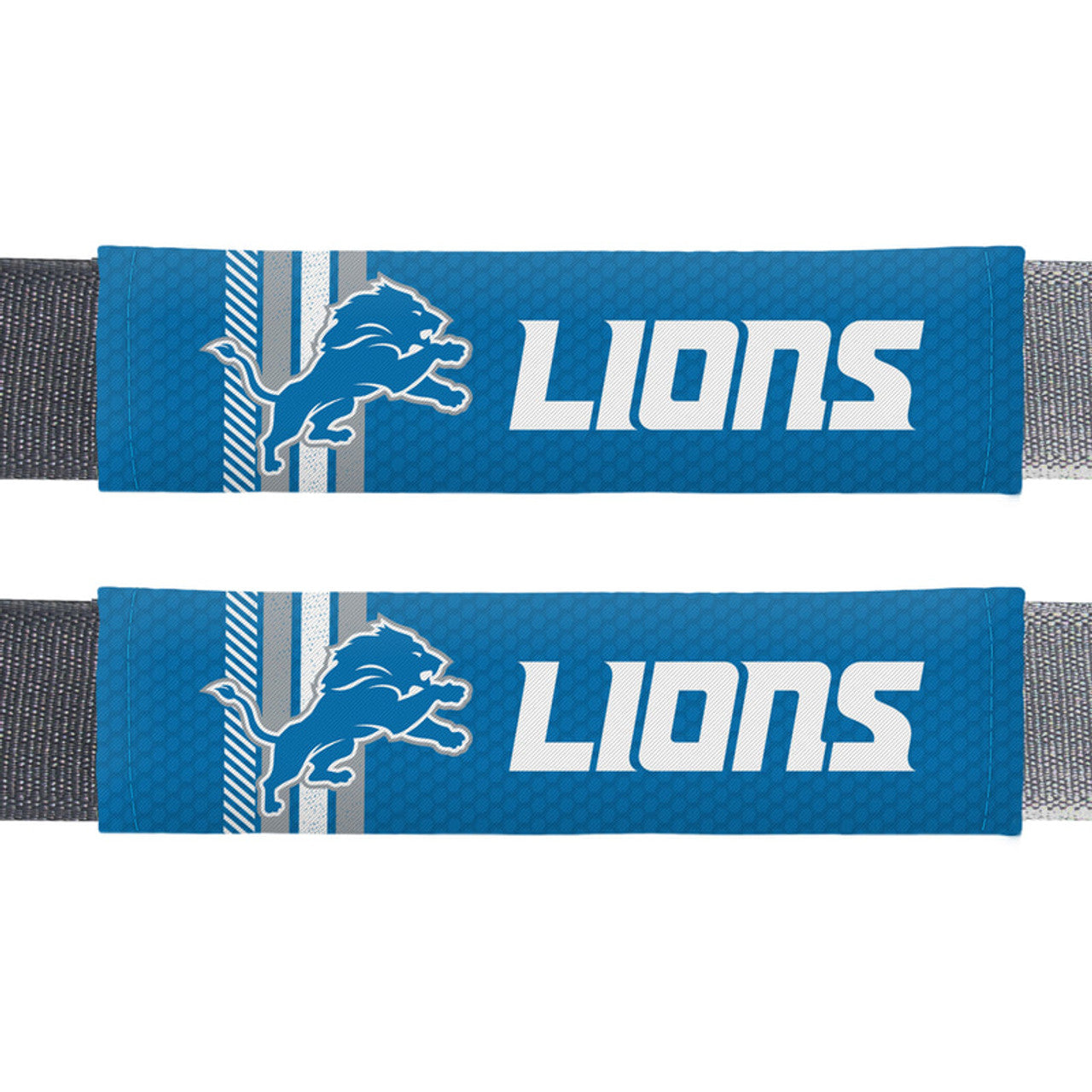 Detroit Lions Seat Belt Pads Rally Design CO - Sports Collectibles, Sports Memorabilia, Sports Fan Shop, Sports Gifts