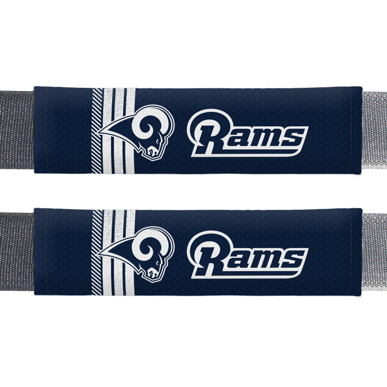 Los Angeles Rams Seat Belt Pads Rally Design CO - Sports Collectibles, Sports Memorabilia, Sports Fan Shop, Sports Gifts