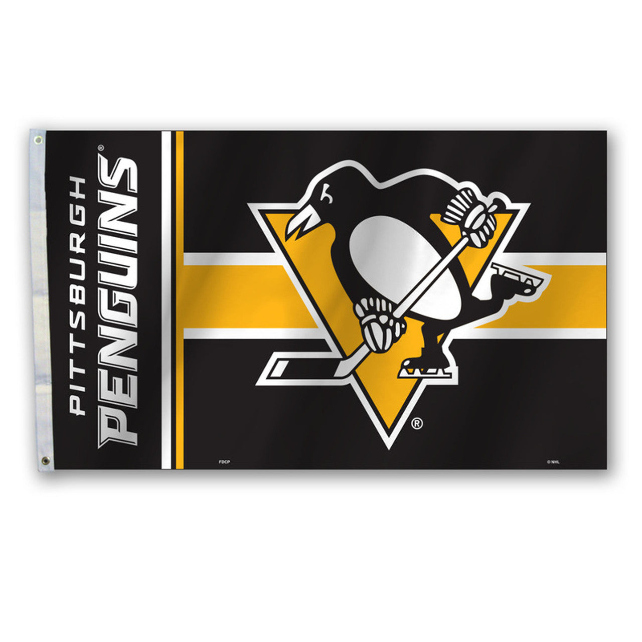 Pittsburgh Penguins Flag 3x5 Banner CO - Sports Collectibles, Sports Memorabilia, Sports Fan Shop, Sports Gifts