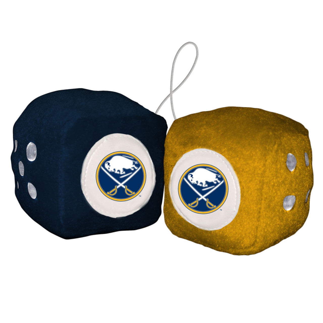 Buffalo Sabres Fuzzy Dice CO - Sports Collectibles, Sports Memorabilia, Sports Fan Shop, Sports Gifts