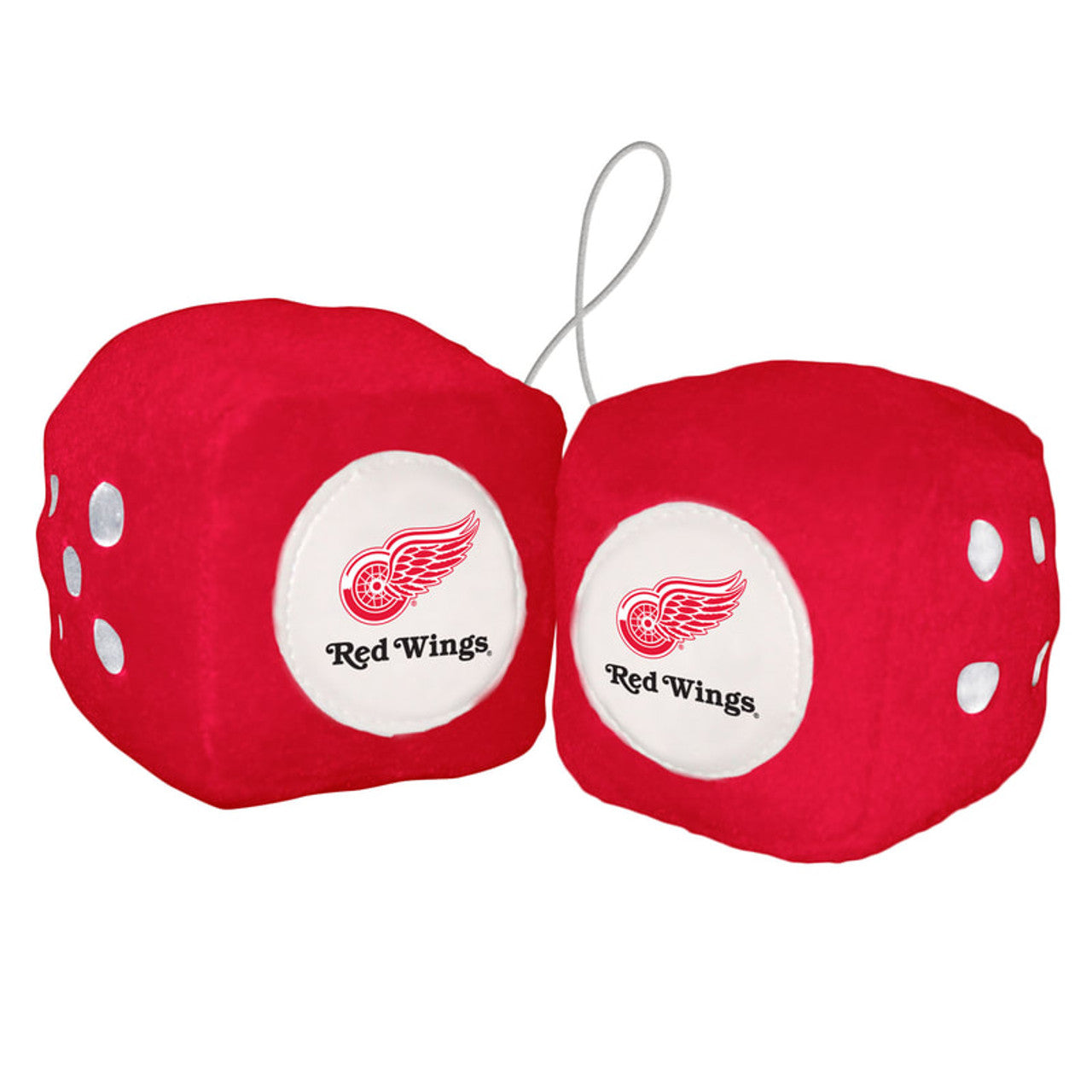 Detroit Red Wings Fuzzy Dice CO - Sports Collectibles, Sports Memorabilia, Sports Fan Shop, Sports Gifts