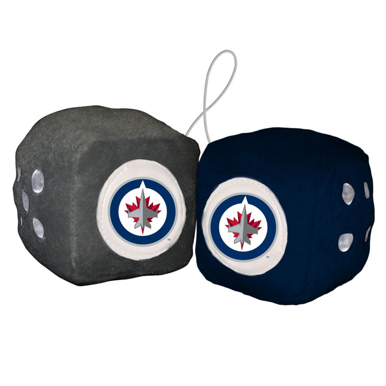 Winnipeg Jets Fuzzy Dice CO - Sports Collectibles, Sports Memorabilia, Sports Fan Shop, Sports Gifts