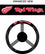 Detroit Red Wings Steering Wheel Cover - Mesh (CDG) - 757 Sports Collectibles