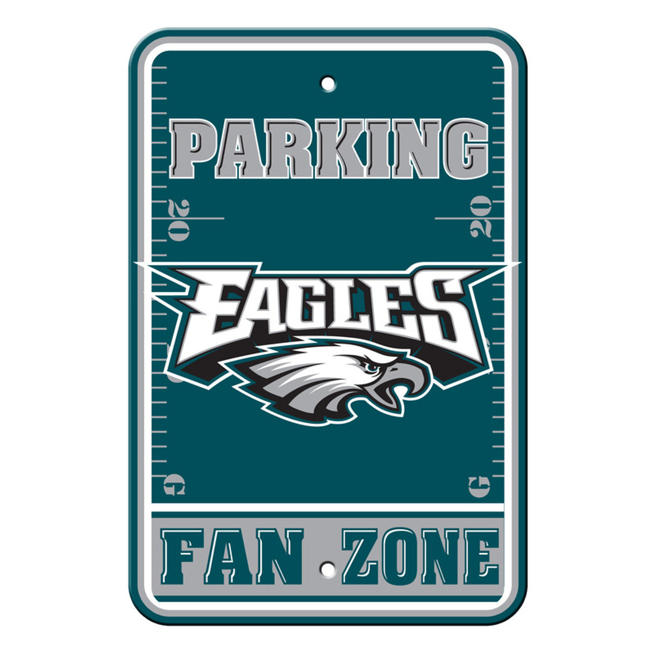 Philadelphia Eagles Sign 12x18 Plastic Fan Zone Parking Style CO - Sports Collectibles, Sports Memorabilia, Sports Fan Shop, Sports Gifts