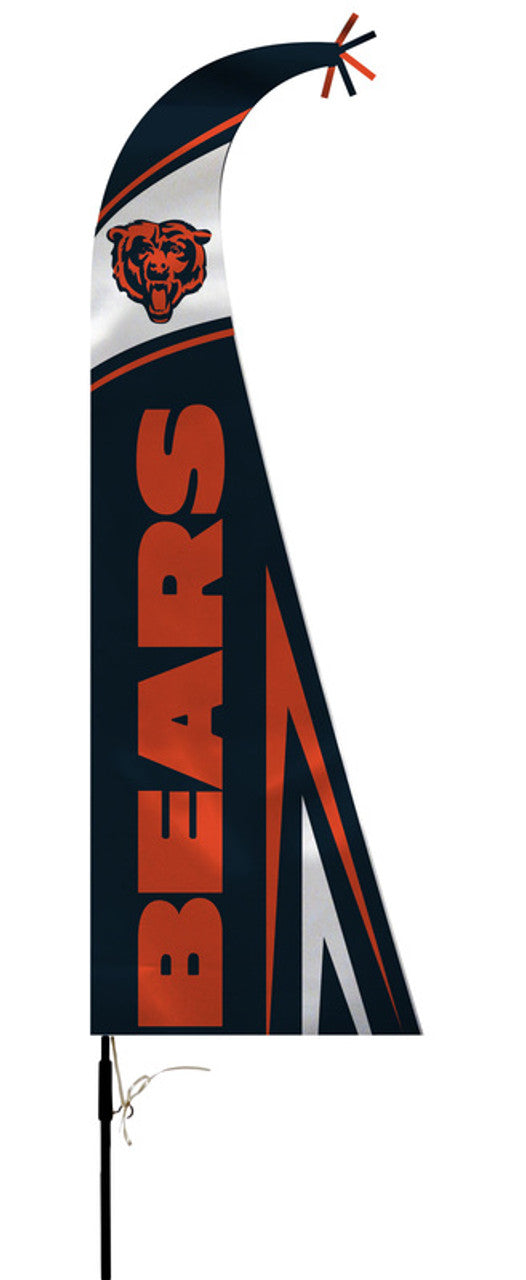 Chicago Bears Flag Premium Feather Style CO - Sports Collectibles, Sports Memorabilia, Sports Fan Shop, Sports Gifts