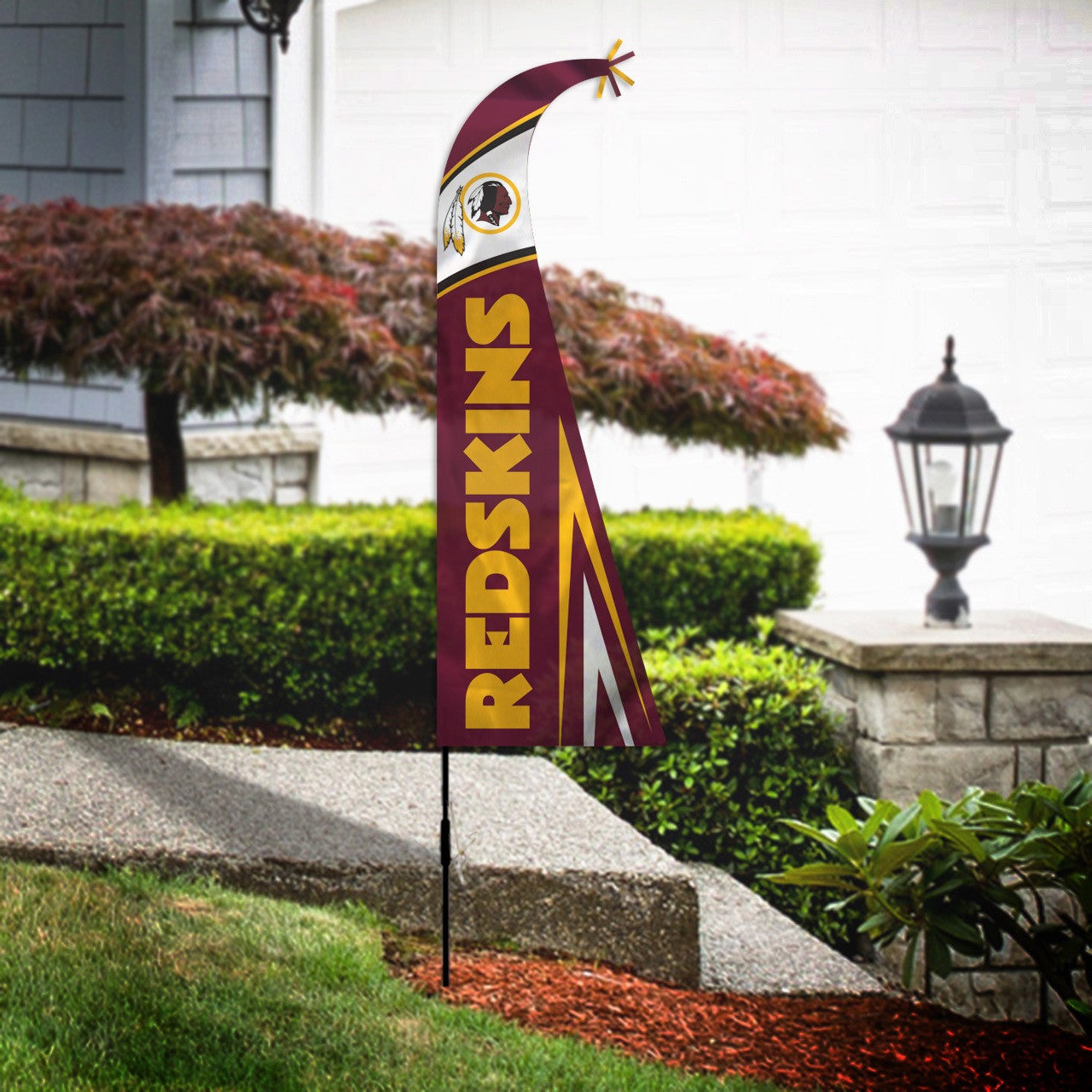 Washington Redskins Flag Premium Feather Style CO - Sports Collectibles, Sports Memorabilia, Sports Fan Shop, Sports Gifts