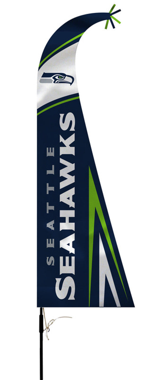 Seattle Seahawks Flag Premium Feather Style CO - Sports Collectibles, Sports Memorabilia, Sports Fan Shop, Sports Gifts