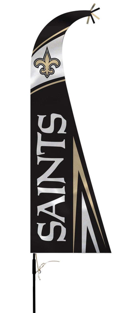 New Orleans Saints Flag Premium Feather Style CO - Sports Collectibles, Sports Memorabilia, Sports Fan Shop, Sports Gifts