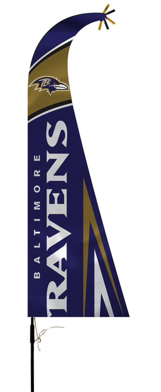 Baltimore Ravens Flag Premium Feather Style CO - Sports Collectibles, Sports Memorabilia, Sports Fan Shop, Sports Gifts