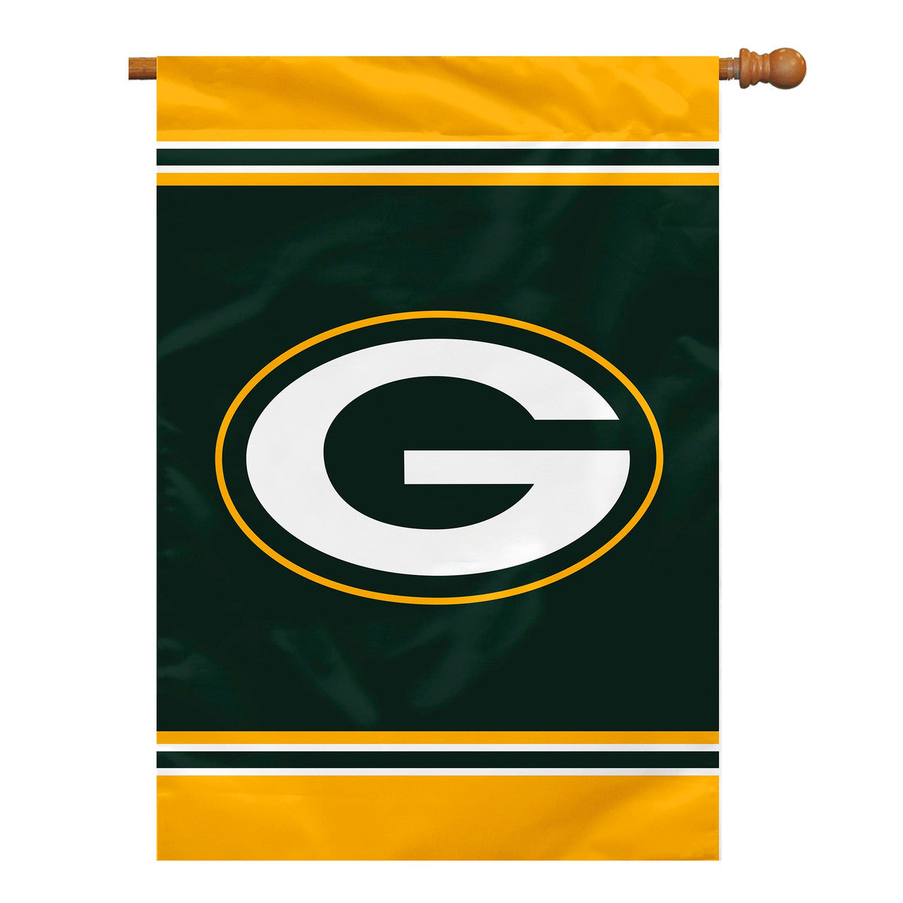 Green Bay Packers Flag 28x40 House 1-Sided CO - Sports Collectibles, Sports Memorabilia, Sports Fan Shop, Sports Gifts
