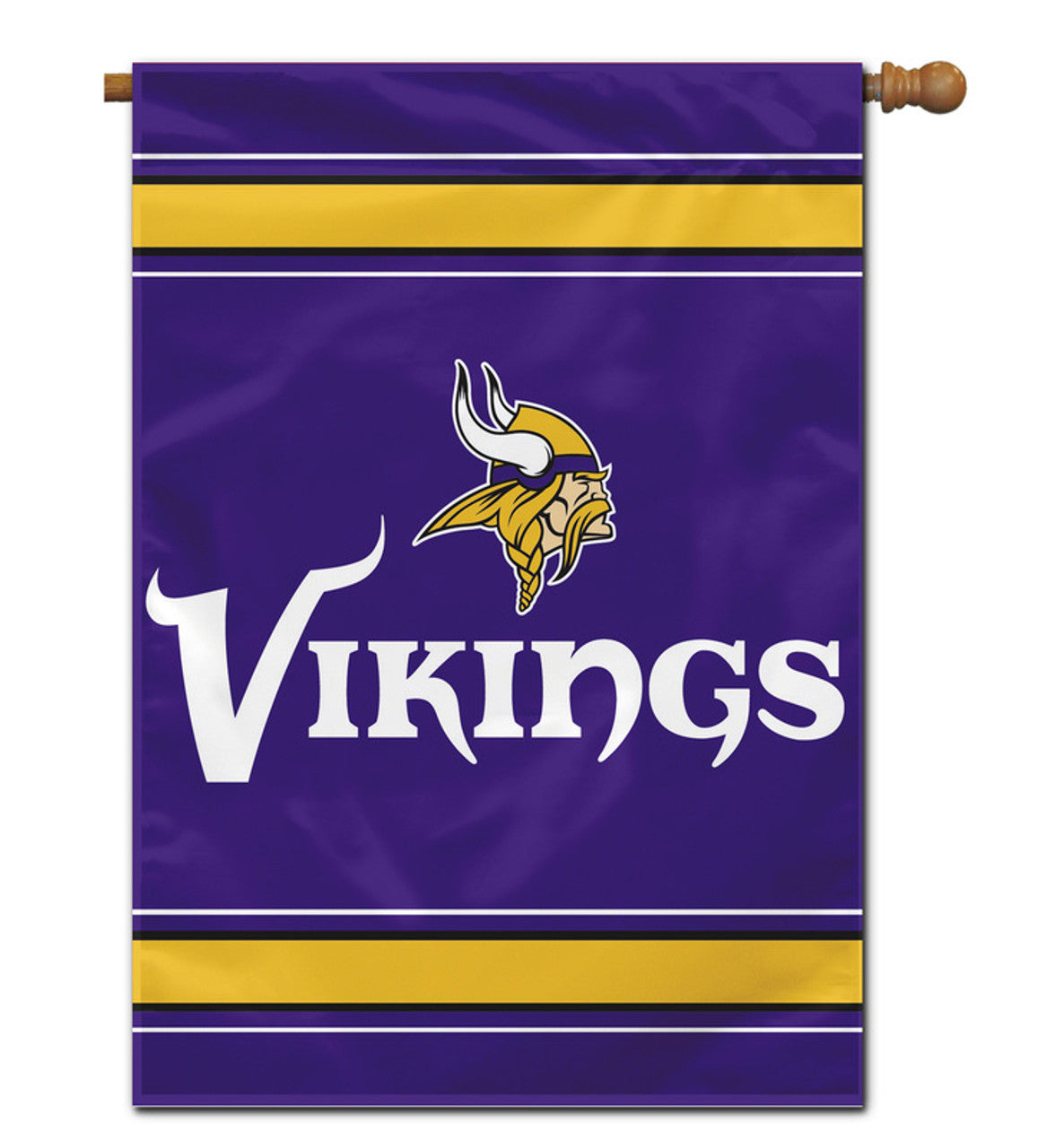 Minnesota Vikings Banner 28x40 House Flag Style 2 Sided CO - Sports Collectibles, Sports Memorabilia, Sports Fan Shop, Sports Gifts