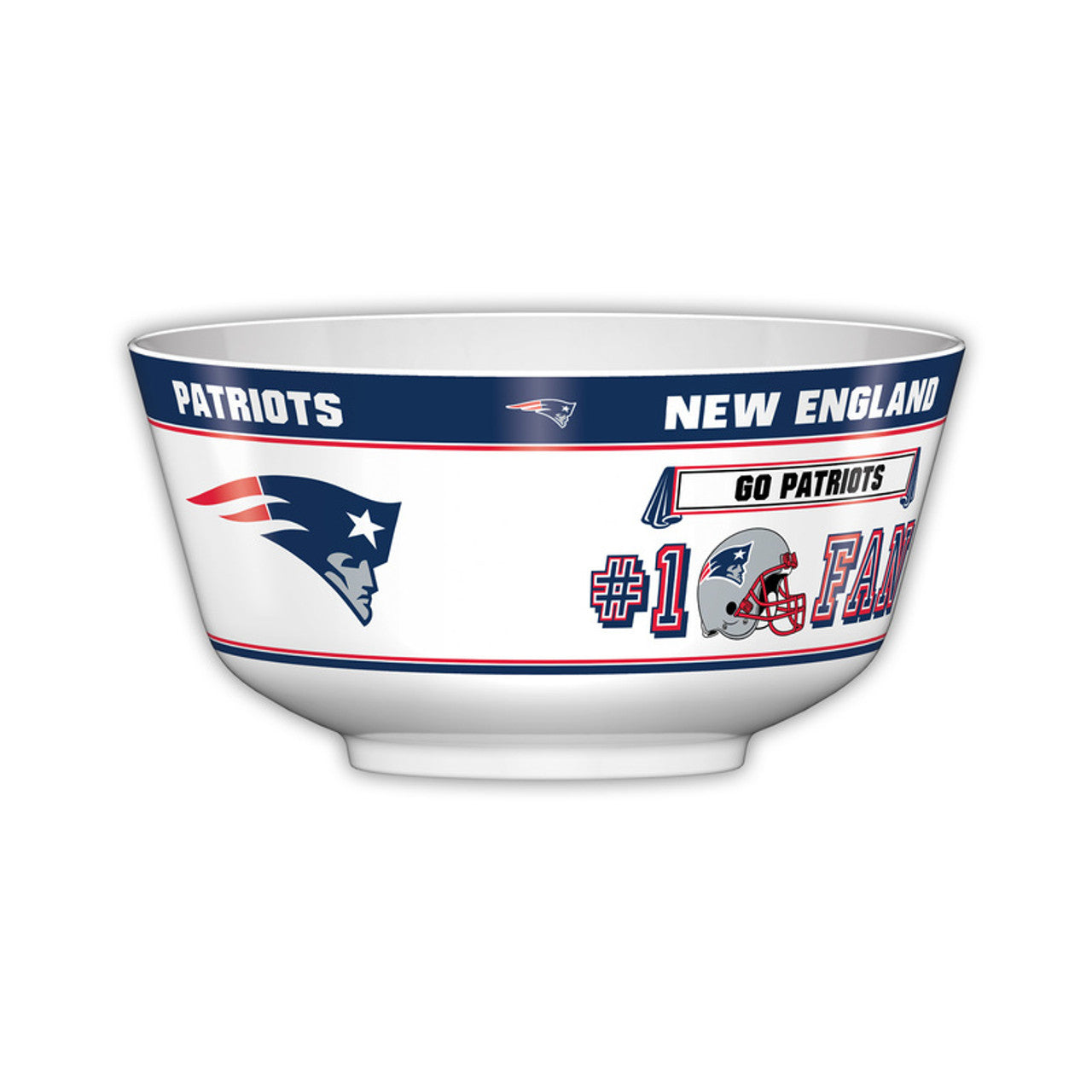 New England Patriots Party Bowl All Pro - Sports Collectibles, Sports Memorabilia, Sports Fan Shop, Sports Gifts