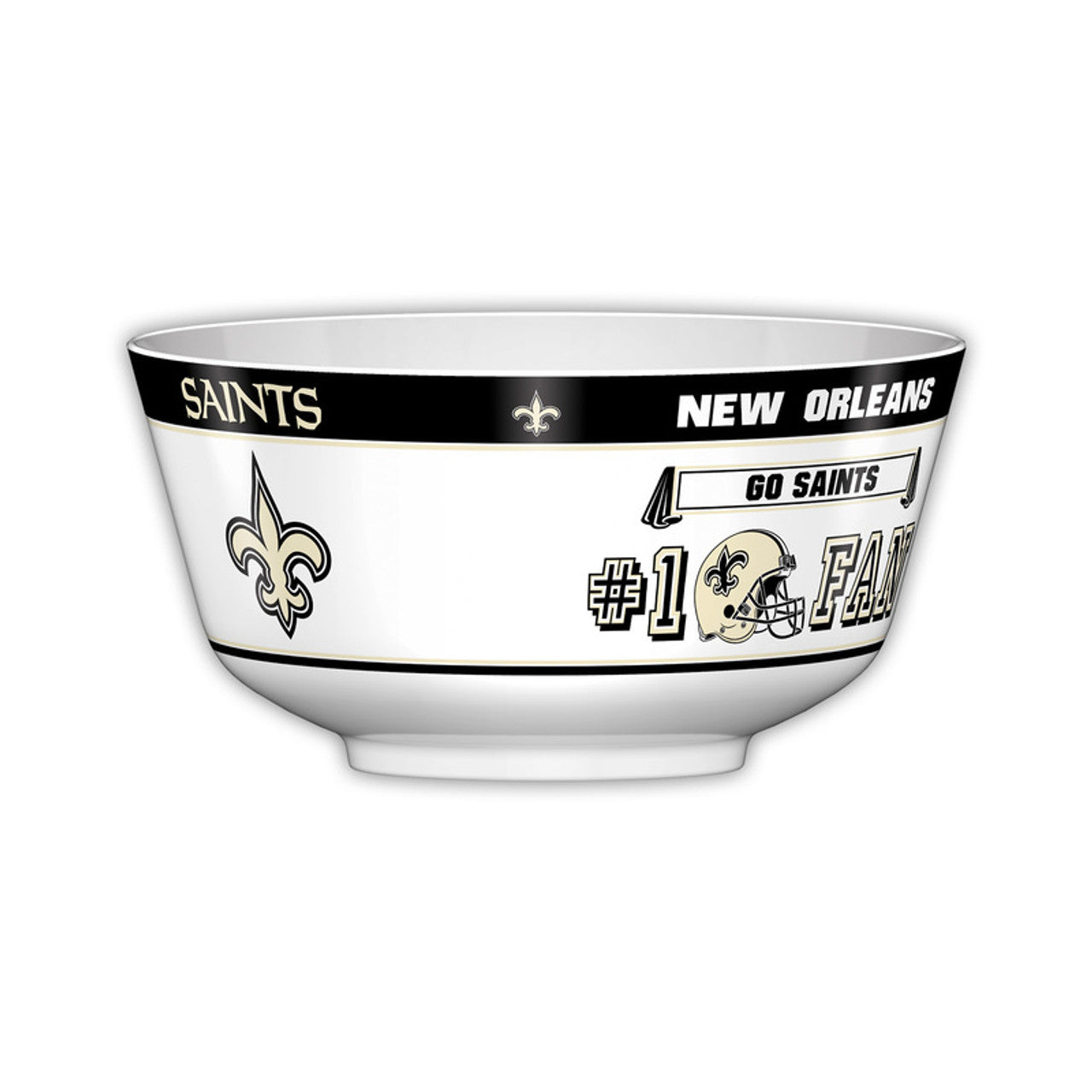 New Orleans Saints Party Bowl All Pro CO - Sports Collectibles, Sports Memorabilia, Sports Fan Shop, Sports Gifts