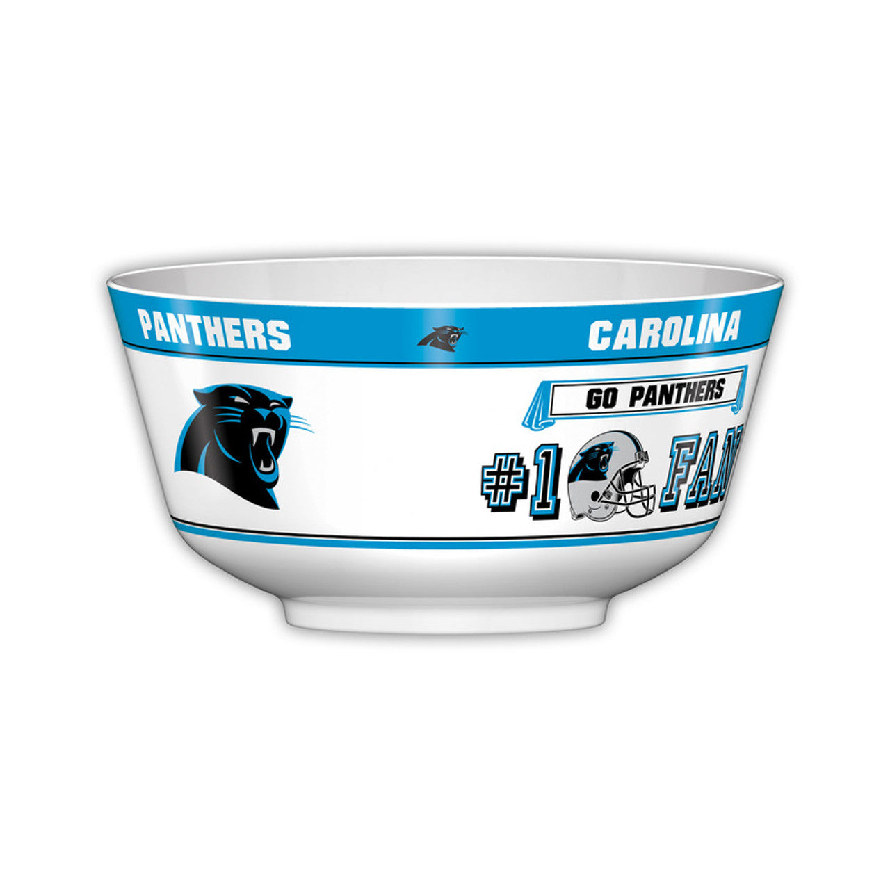 Carolina Panthers Party Bowl All Pro CO - Sports Collectibles, Sports Memorabilia, Sports Fan Shop, Sports Gifts