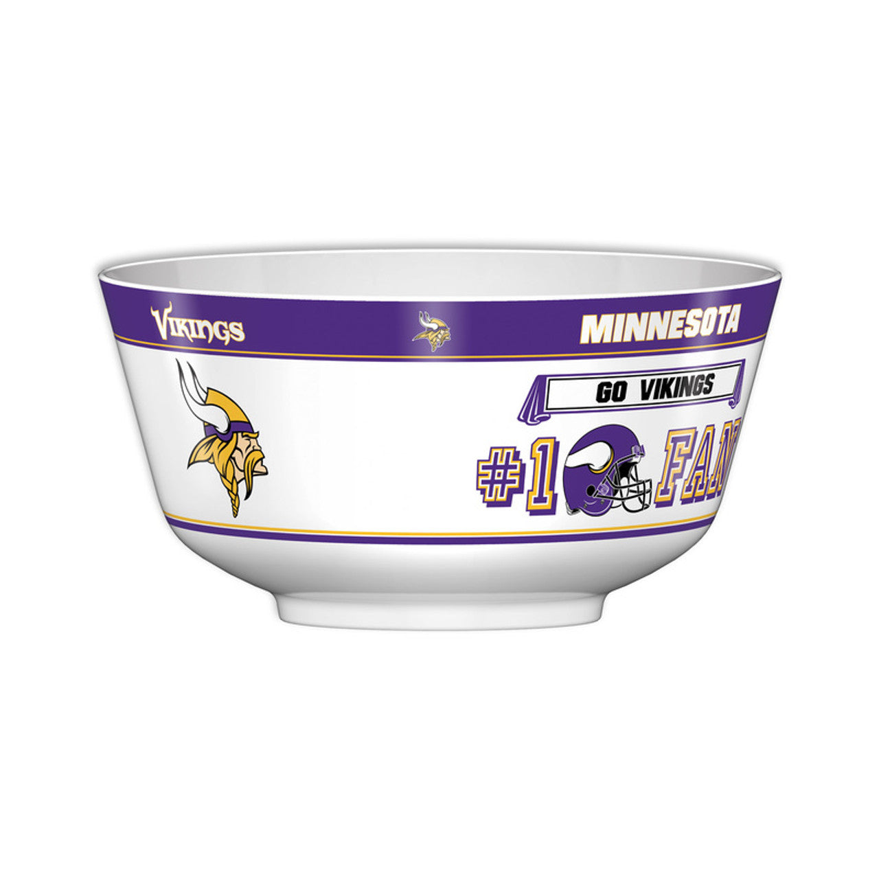 Minnesota Vikings Party Bowl All Pro - Sports Collectibles, Sports Memorabilia, Sports Fan Shop, Sports Gifts