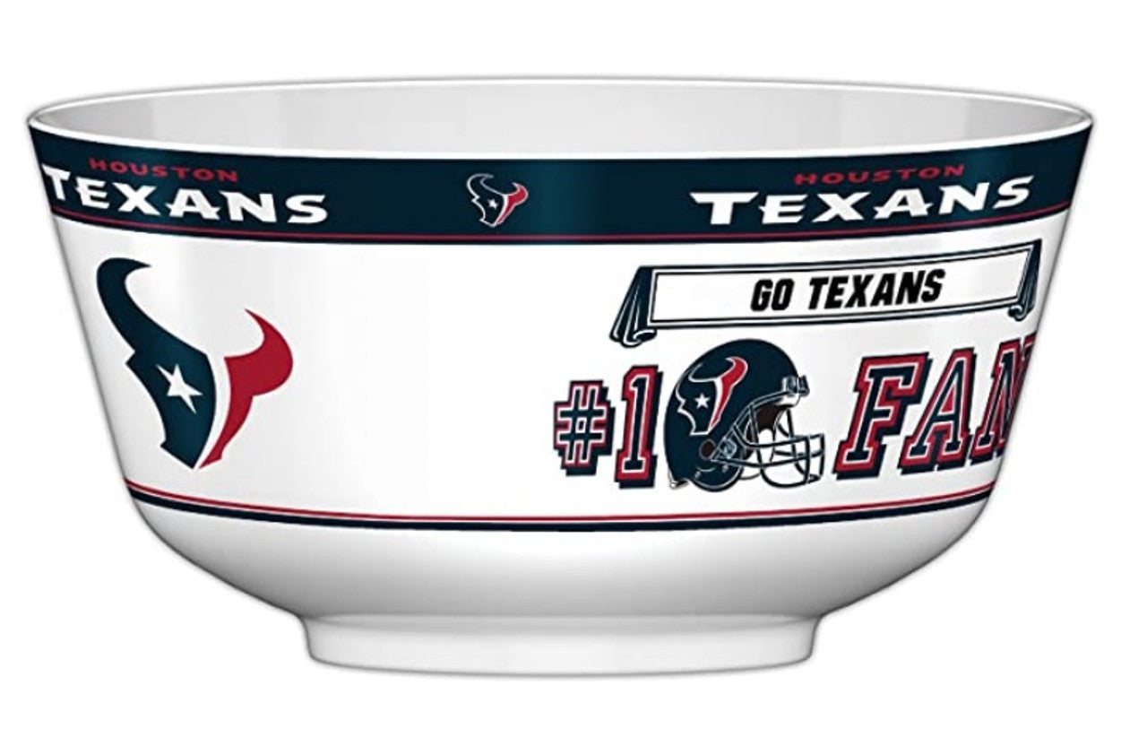 Houston Texans Party Bowl All Pro CO - Sports Collectibles, Sports Memorabilia, Sports Fan Shop, Sports Gifts