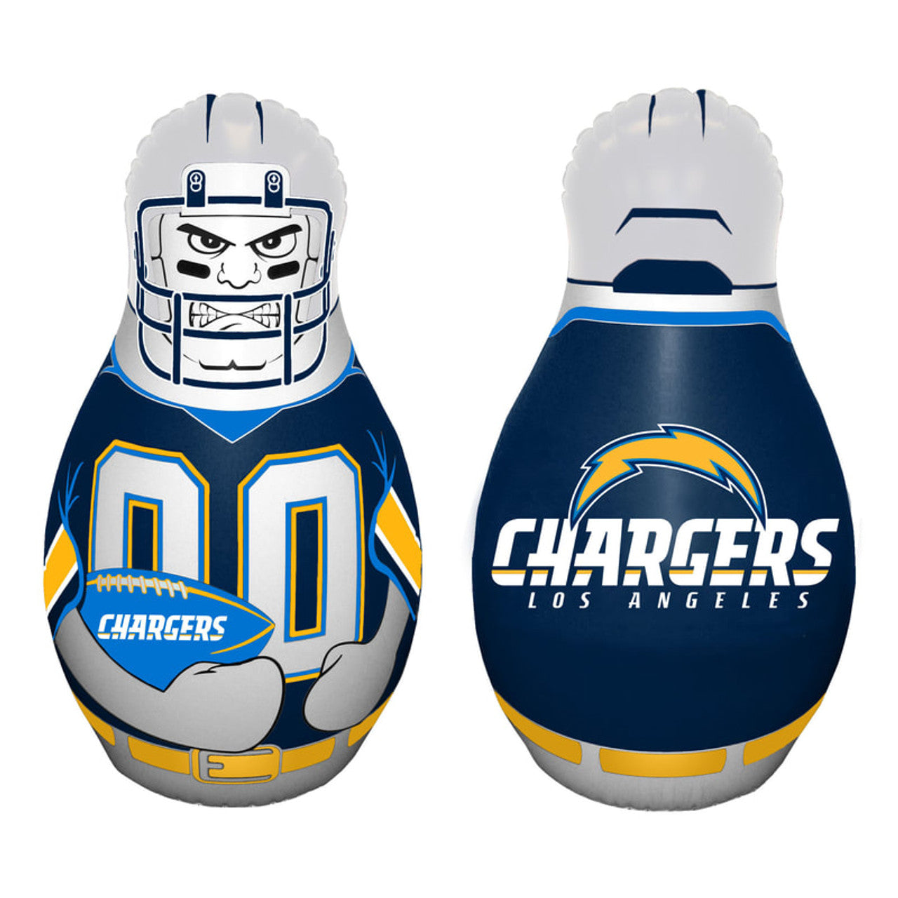 Los Angeles Chargers Tackle Buddy Punching Bag CO - Sports Collectibles, Sports Memorabilia, Sports Fan Shop, Sports Gifts