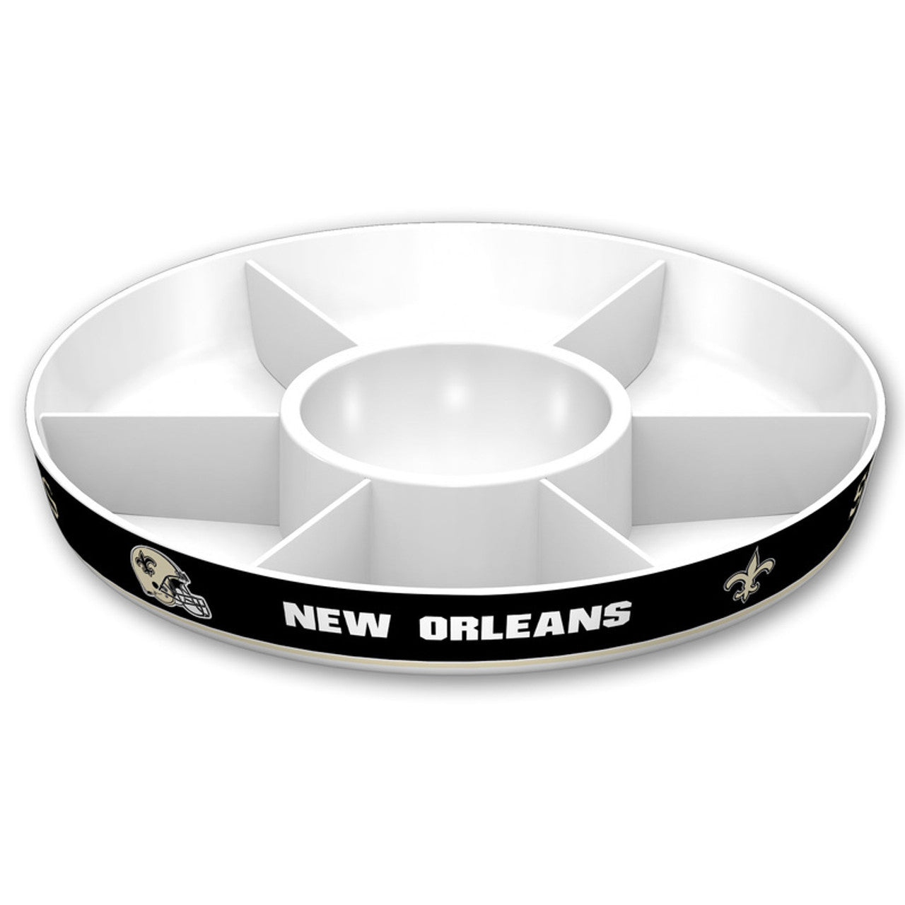 New Orleans Saints Party Platter CO - Sports Collectibles, Sports Memorabilia, Sports Fan Shop, Sports Gifts