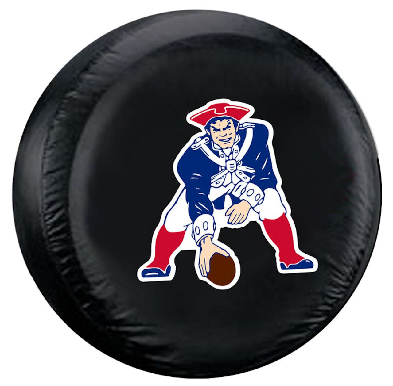 New England Patriots Black Throwback Design Tire Cover Large Size CO - Sports Collectibles, Sports Memorabilia, Sports Fan Shop, Sports Gifts
