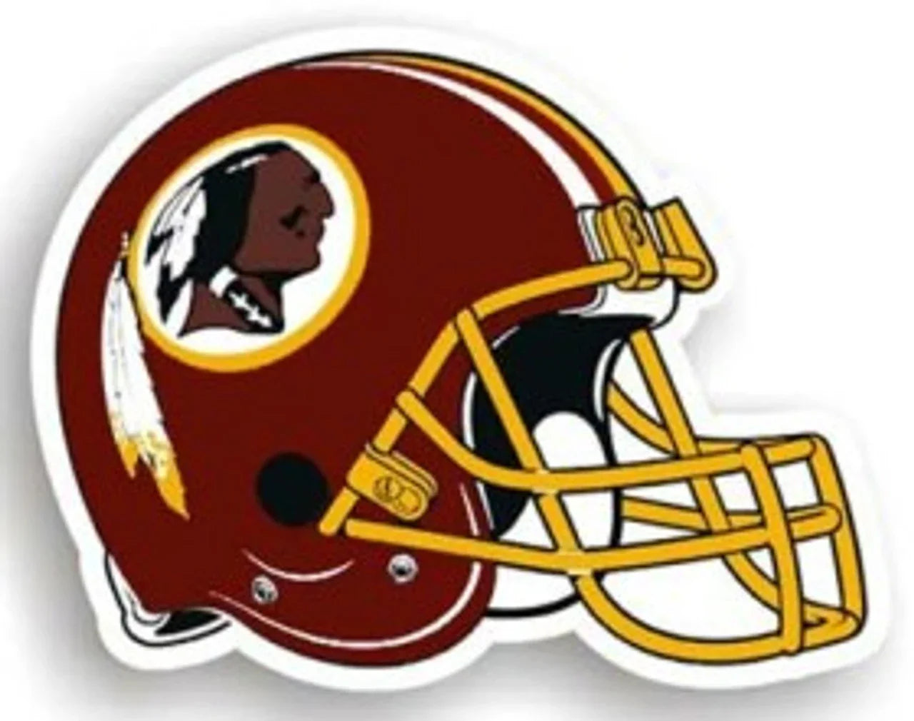 Washington Redskins 12" Helmet Car Magnet (CDG) - 757 Sports Collectibles