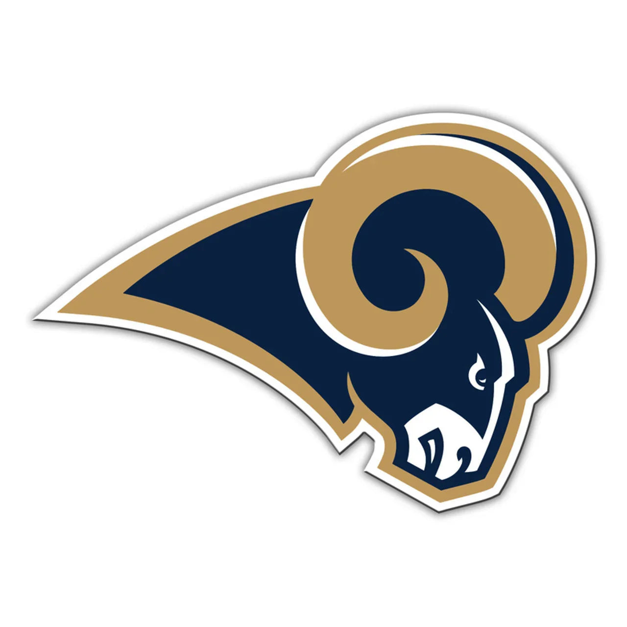 Los Angeles Rams Magnet Car Style 12 Inch Logo Design CO - 757 Sports Collectibles
