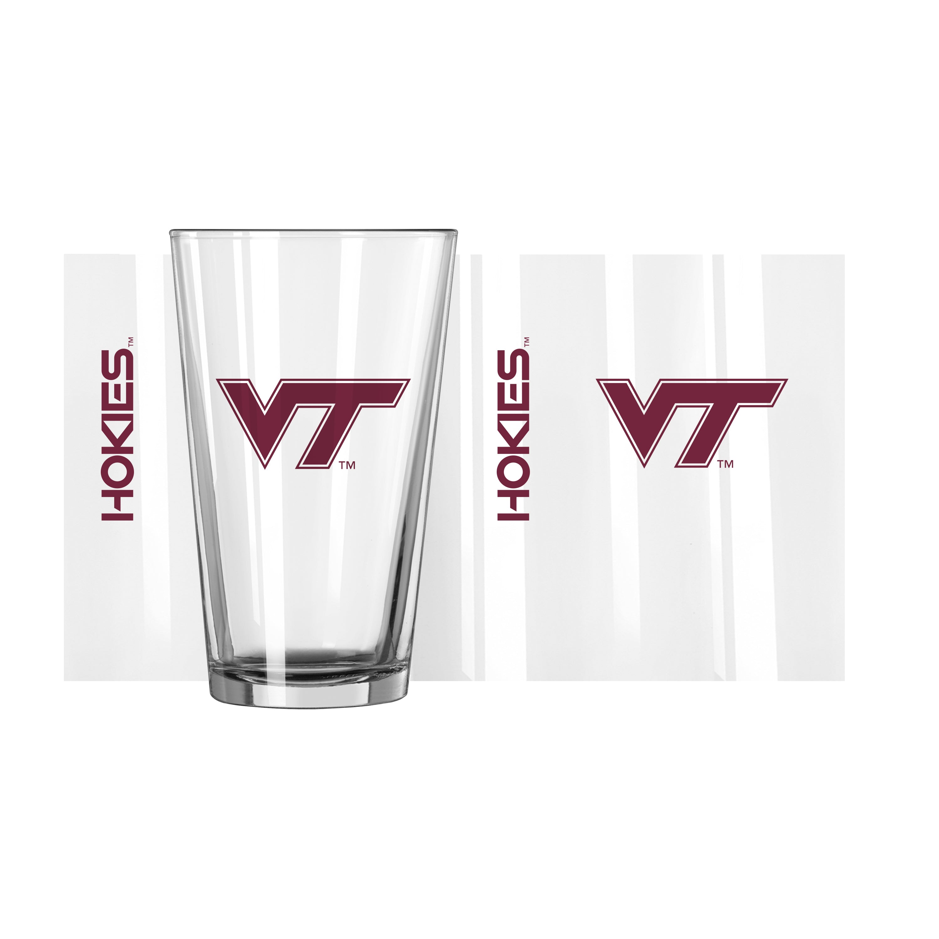 Virginia Tech Gameday 16 oz Pint Glass