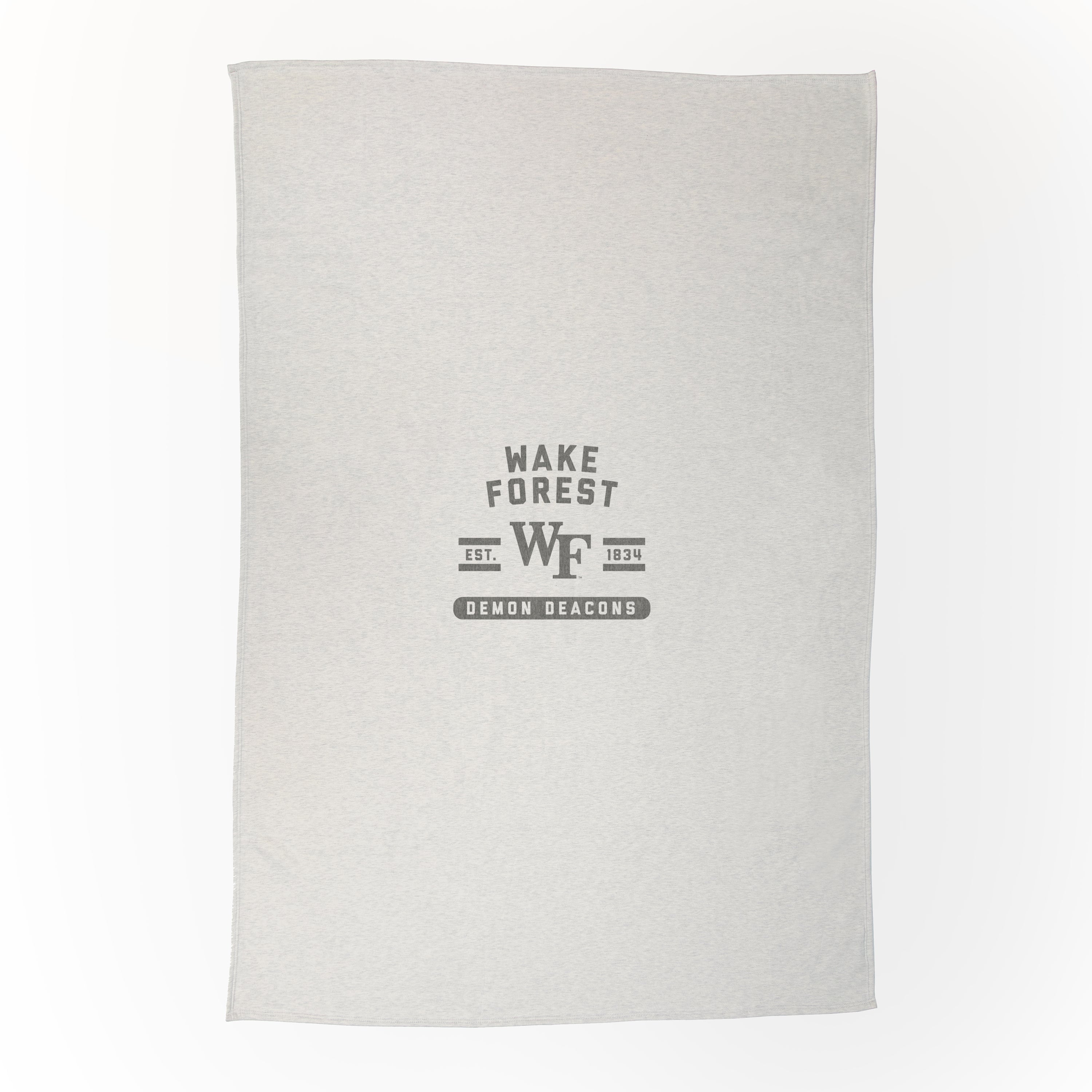 Wake Forest Oatmeal Sweatshirt Blanket