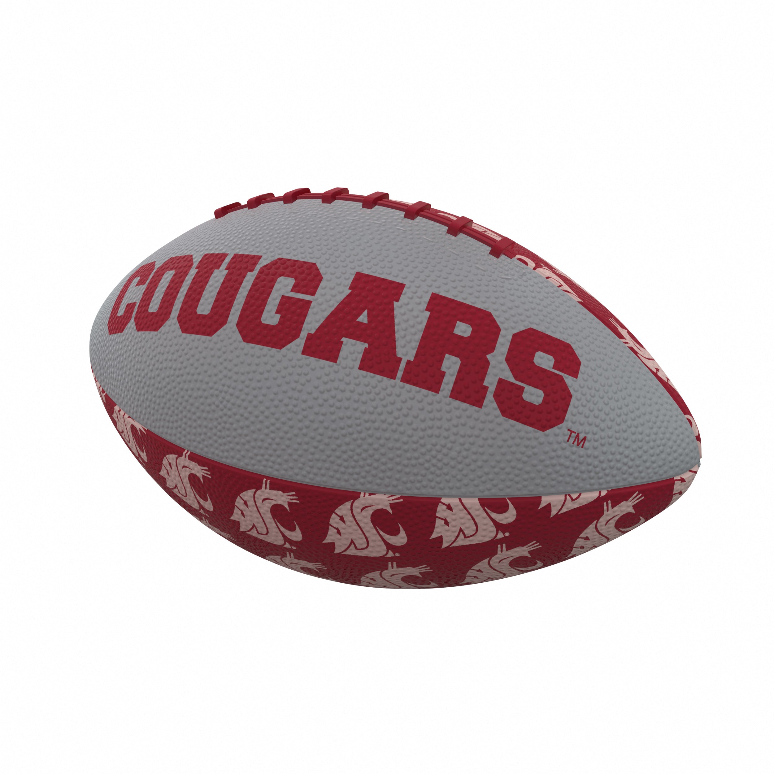 Washington State Repeating Mini-Size Rubber Football