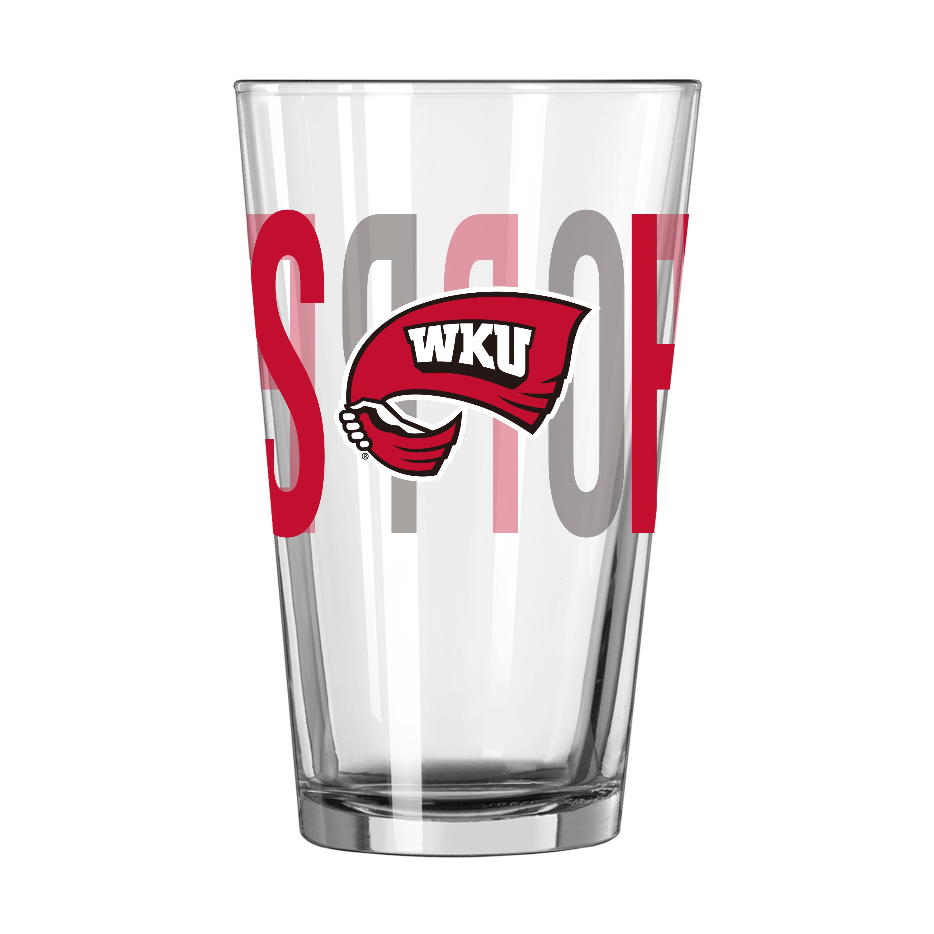 Western Kentucky 16oz Overtime Pint Glass
