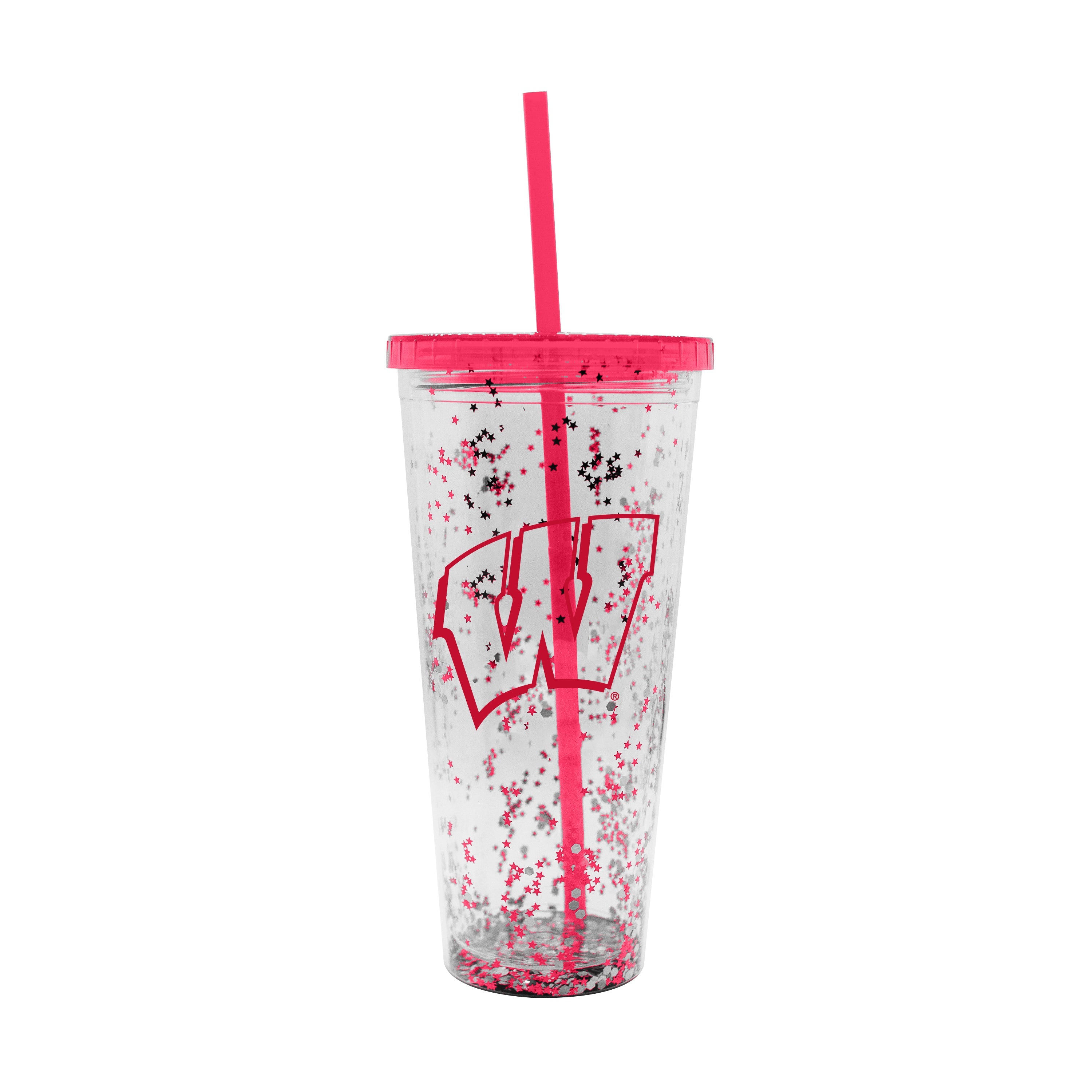Wisconsin 24oz Confetti Tumbler