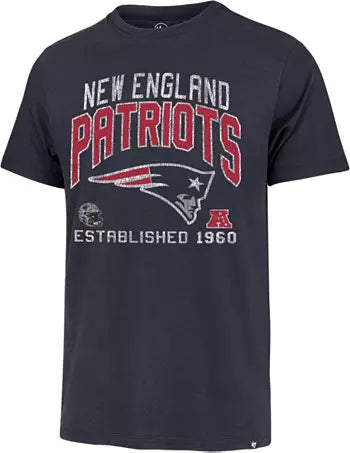 NEW ENGLAND PATRIOTS ATLAS BLUE TURNED UP FRANKLIN TEE MEN - Sports Collectibles, Sports Memorabilia, Sports Fan Shop, Sports Gifts