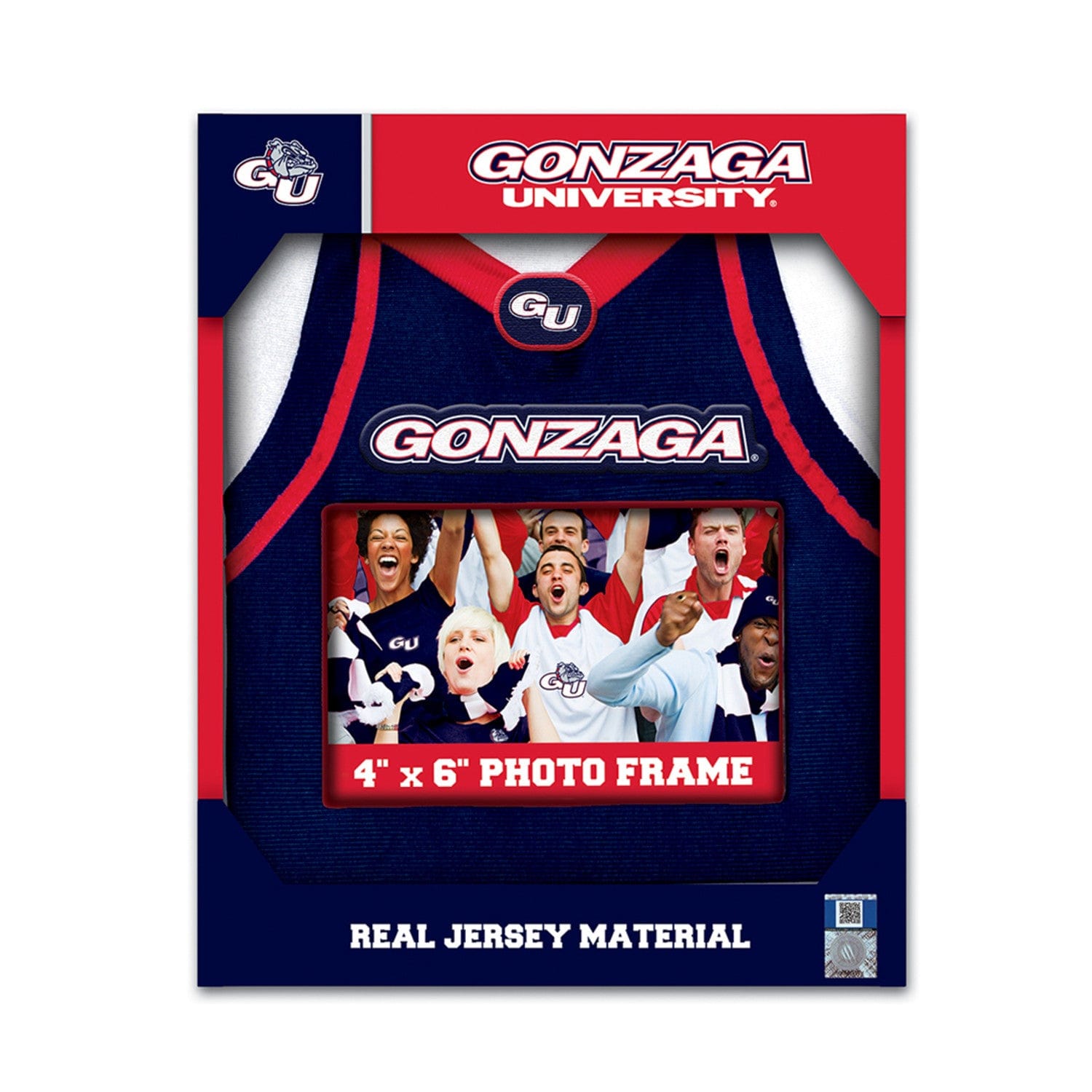 Gonzaga Bulldogs Team Spirit Uniformed Frame - Sports Gifts, Sports Memorabilia, Sports Collectibles, Fan Shop
