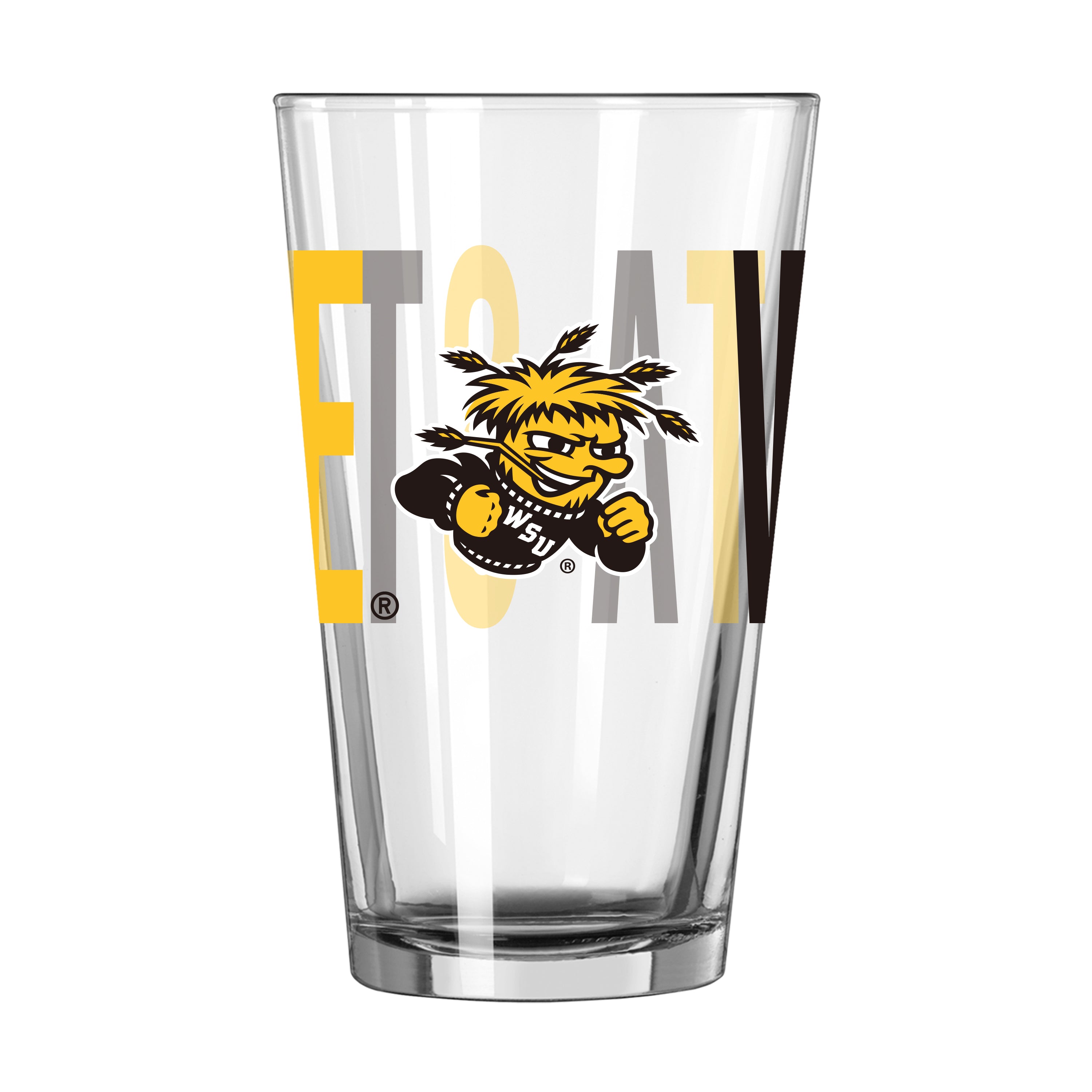 Wichita State 16oz Overtime Pint Glass