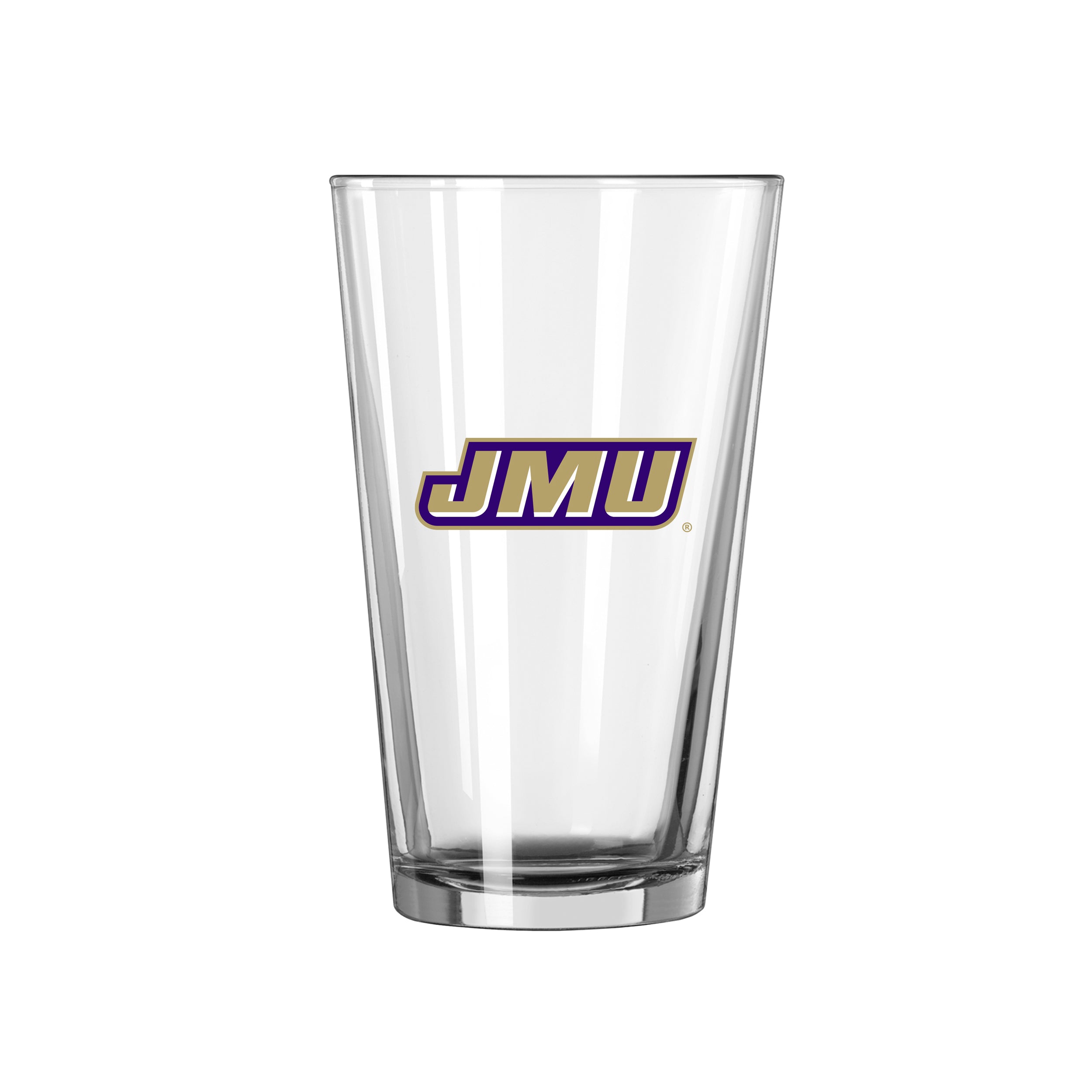 James Madison 16oz Logo Pint Glass