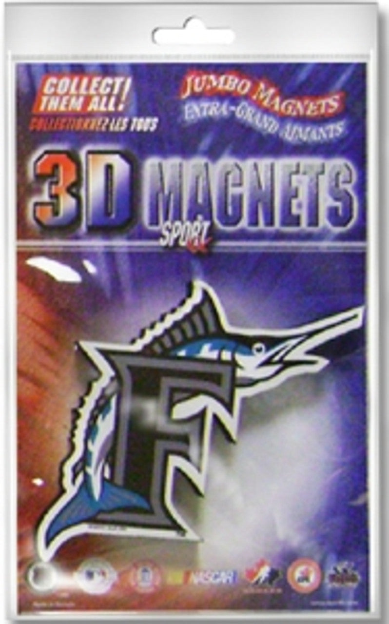 Florida Marlins Magnet Jumbo 3D CO - Sports Collectibles, Sports Memorabilia, Sports Fan Shop, Sports Gifts