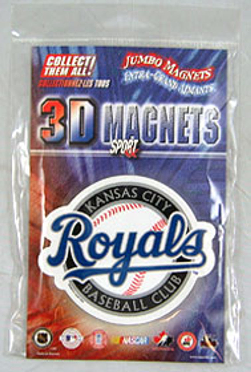 Kansas City Royals Magnet Jumbo 3D CO - Sports Collectibles, Sports Memorabilia, Sports Fan Shop, Sports Gifts